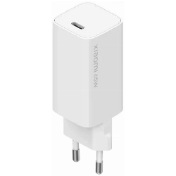 Зарядное устройство Xiaomi Mi 65W Fast Charger with GaN Tech, белый